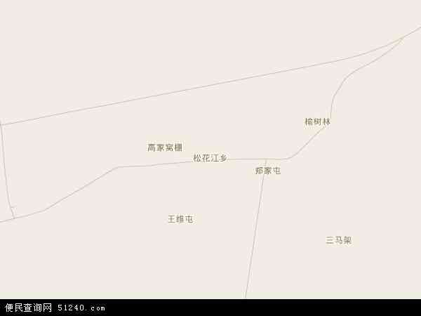 松花江乡地图 - 松花江乡电子地图 - 松花江乡高清地图 - 2024年松花江乡地图