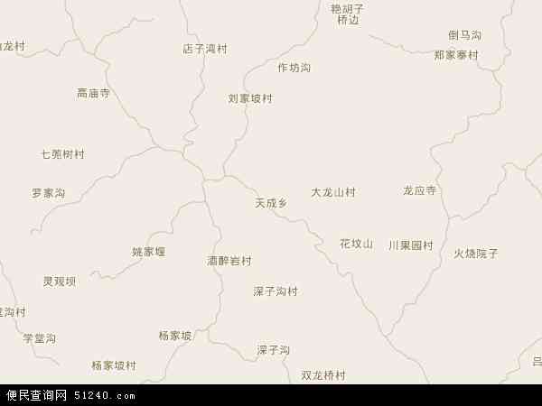 天成乡地图 - 天成乡电子地图 - 天成乡高清地图 - 2024年天成乡地图