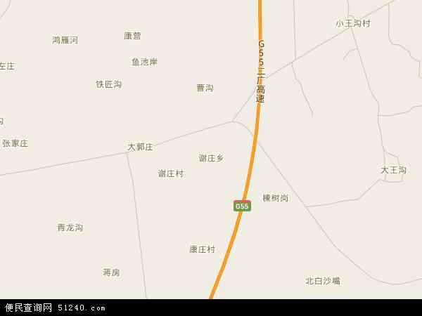 谢庄乡地图 - 谢庄乡电子地图 - 谢庄乡高清地图 - 2024年谢庄乡地图