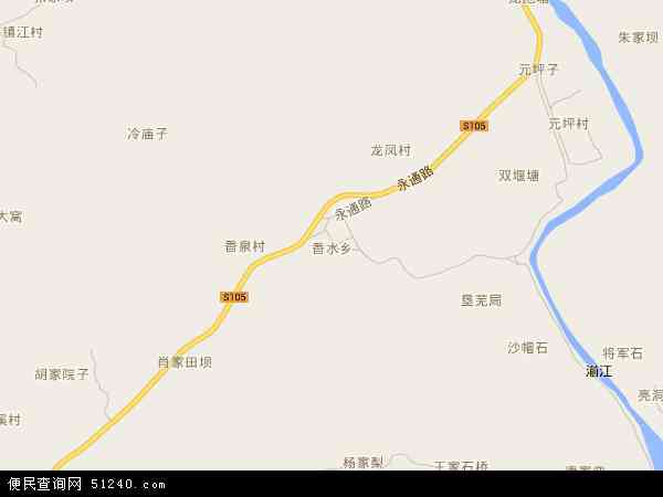 香水乡地图 - 香水乡电子地图 - 香水乡高清地图 - 2024年香水乡地图