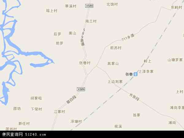 张巷镇地图 - 张巷镇电子地图 - 张巷镇高清地图 - 2024年张巷镇地图
