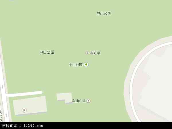 中山公园地图 - 中山公园电子地图 - 中山公园高清地图 - 2024年中山公园地图