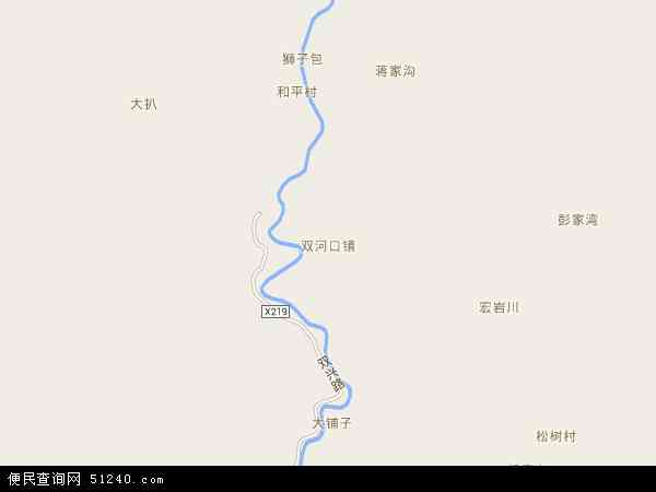 双河口镇地图 - 双河口镇电子地图 - 双河口镇高清地图 - 2024年双河口镇地图