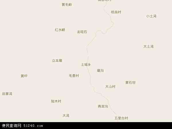 土城藏族乡地图 - 土城藏族乡电子地图 - 土城藏族乡高清地图 - 2024年土城藏族乡地图