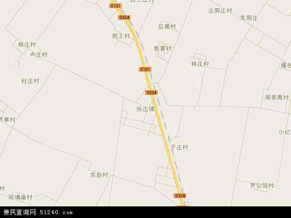 张庄镇地图 - 张庄镇电子地图 - 张庄镇高清地图 - 2024年张庄镇地图