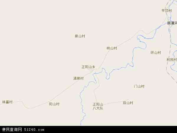 中国黑龙江省黑河市孙吴县正阳山乡地图(卫星地图)