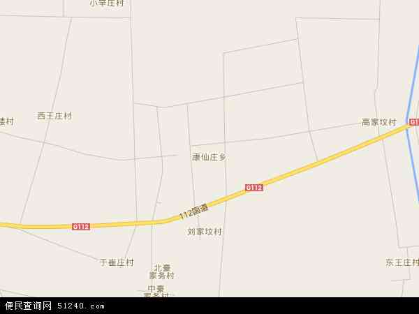 康仙庄乡地图 - 康仙庄乡电子地图 - 康仙庄乡高清地图 - 2024年康仙庄乡地图