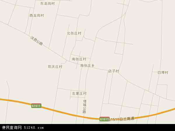 南张庄乡地图 - 南张庄乡电子地图 - 南张庄乡高清地图 - 2024年南张庄乡地图
