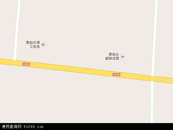 香赵庄镇地图 - 香赵庄镇电子地图 - 香赵庄镇高清地图 - 2024年香赵庄镇地图