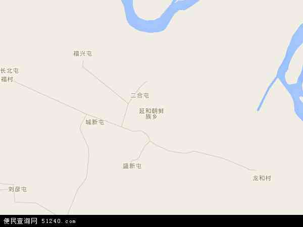 延和朝鲜族乡地图 - 延和朝鲜族乡电子地图 - 延和朝鲜族乡高清地图 - 2024年延和朝鲜族乡地图