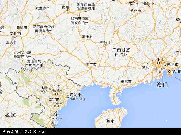 广西壮族自治区地图 - 广西壮族自治区电子地图 - 广西壮族自治区高清地图 - 2024年广西壮族自治区地图