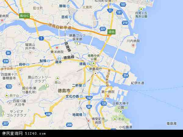 徳岛地图 - 徳岛电子地图 - 徳岛高清地图 - 2024年徳岛地图