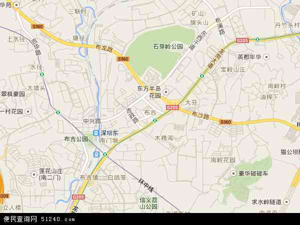  广东省 深圳市 龙岗区 布吉 布吉地图 本站收录有:2021布吉