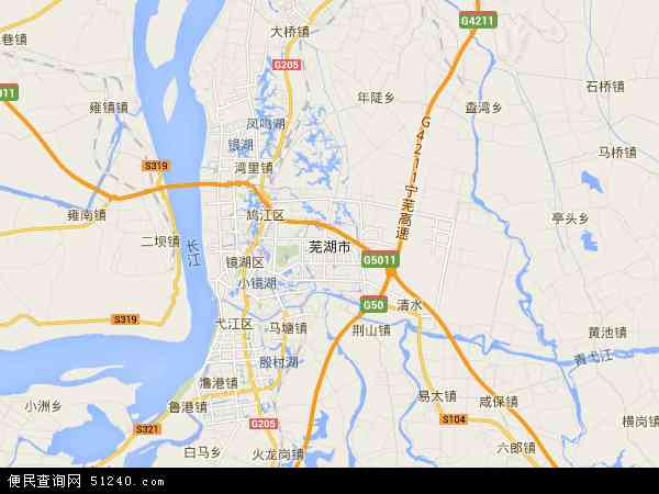 芜湖市地图 芜湖市电子地图 芜湖市高清地图 2021年芜湖市地图