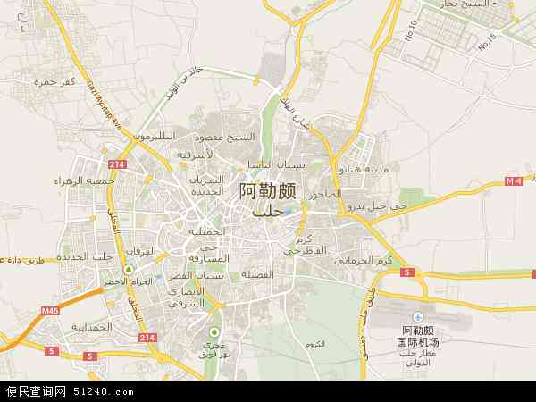 阿勒颇地图 - 阿勒颇电子地图 - 阿勒颇高清地图 - 2024年阿勒颇地图