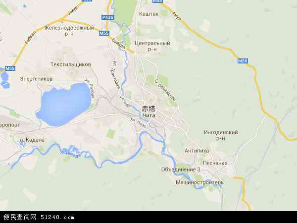赤塔地图 - 赤塔电子地图 - 赤塔高清地图 - 2024年赤塔地图