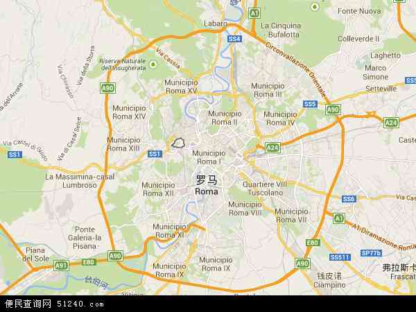 罗马地图 - 罗马电子地图 - 罗马高清地图 - 2024年罗马地图