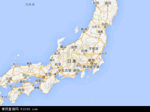 日本地图 - 日本电子地图 - 日本高清地图 - 2024年日本地图