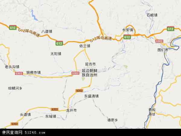 延吉市地图 - 延吉市电子地图 - 延吉市高清地图 - 2024年延吉市地图