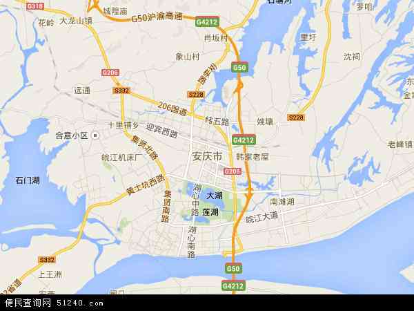 安庆市地图 - 安庆市电子地图 - 安庆市高清地图 - 2024年安庆市地图