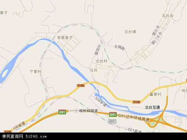 北台地图 - 北台电子地图 - 北台高清地图 - 2024年北台地图