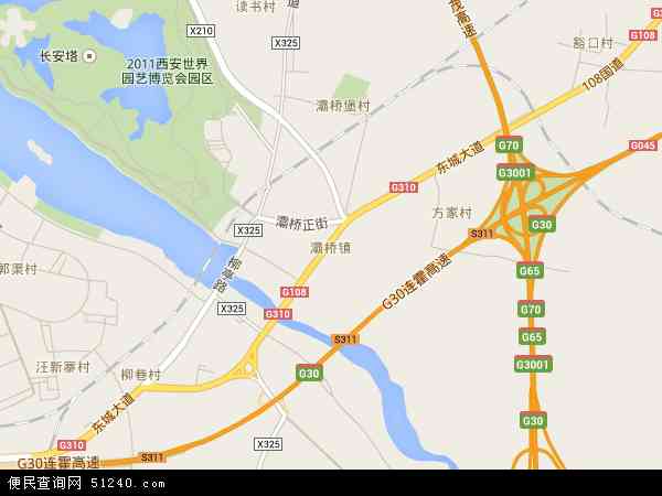 灞桥地图 - 灞桥电子地图 - 灞桥高清地图 - 2024年灞桥地图