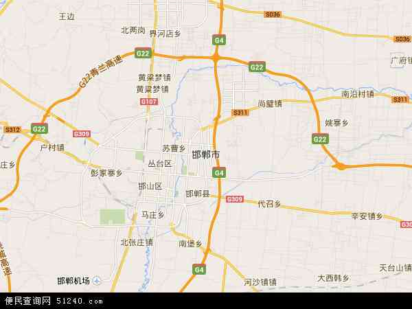 邯郸市地图 - 邯郸市电子地图 - 邯郸市高清地图 - 2021年邯郸市地图
