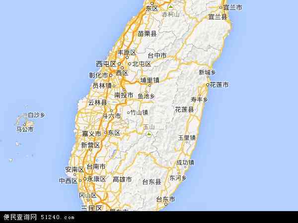 台湾地图 - 台湾电子地图 - 台湾高清地图 - 2024年台湾地图