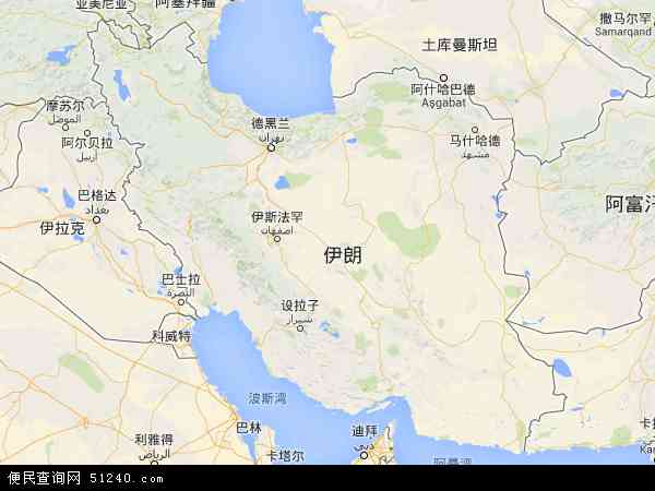 伊朗地图 - 伊朗电子地图 - 伊朗高清地图 - 2024年伊朗地图