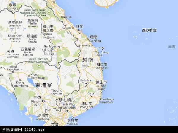 越南地图 - 越南电子地图 - 越南高清地图 - 2024年越南地图