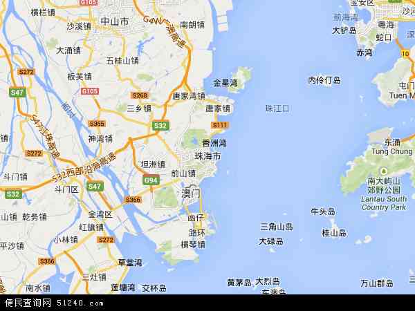 珠海市地图 - 珠海市电子地图 - 珠海市高清地图 - 2024年珠海市地图