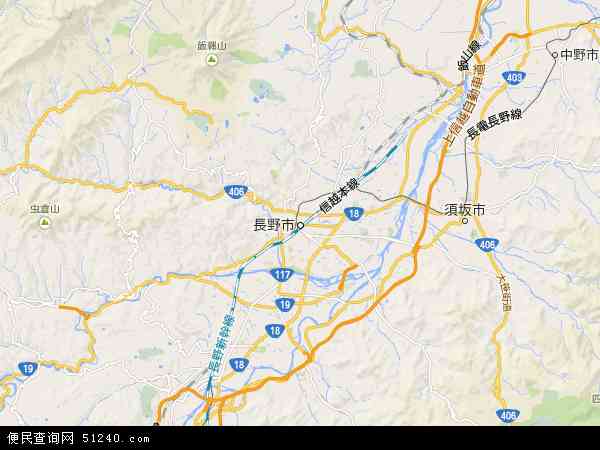 长野地图 - 长野电子地图 - 长野高清地图 - 2024年长野地图