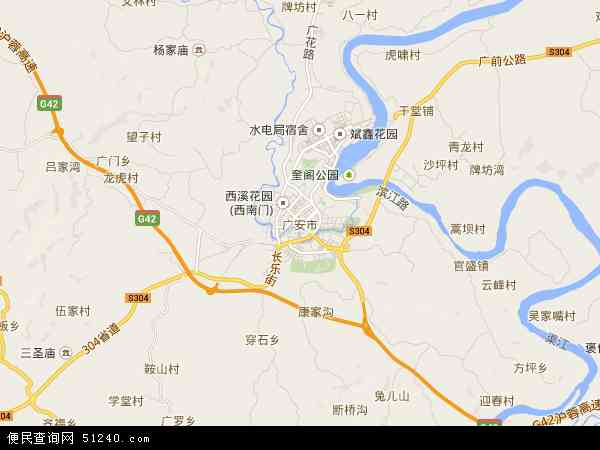 广安市地图 - 广安市电子地图 - 广安市高清地图 - 2024年广安市地图