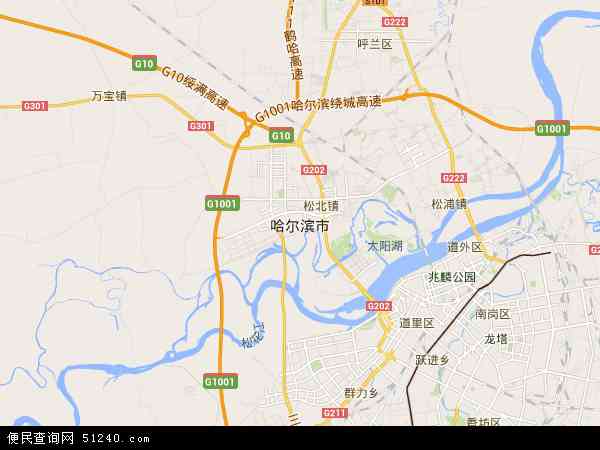 哈尔滨市地图 - 哈尔滨市电子地图 - 哈尔滨市高清地图 - 2024年哈尔滨市地图