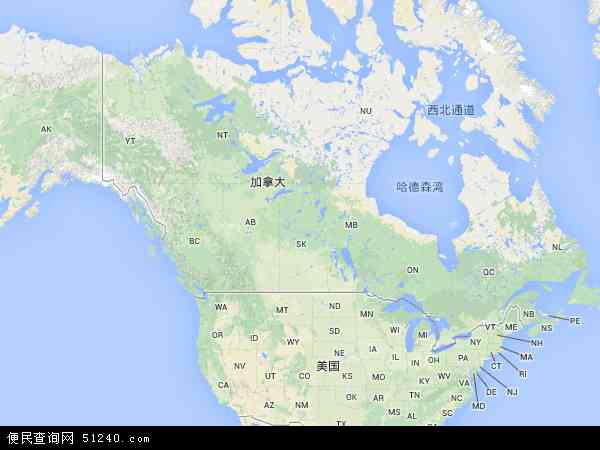 加拿大地图 - 加拿大电子地图 - 加拿大高清地图 - 2024年加拿大地图
