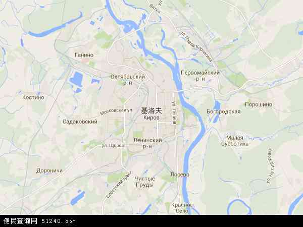 基洛夫地图 - 基洛夫电子地图 - 基洛夫高清地图 - 2024年基洛夫地图