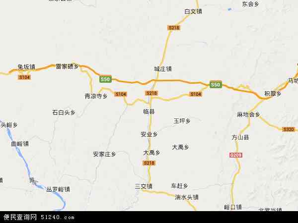 临县地图 - 临县电子地图 - 临县高清地图 - 2024年临县地图