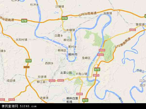 柳州市地图 - 柳州市电子地图 - 柳州市高清地图 - 2024年柳州市地图