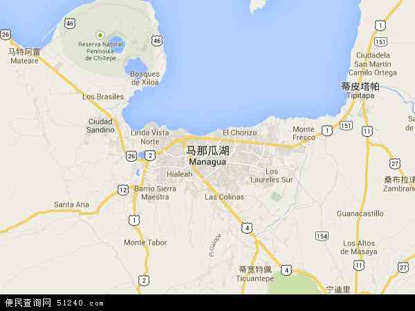 马那瓜地图 - 马那瓜电子地图 - 马那瓜高清地图 - 2024年马那瓜地图