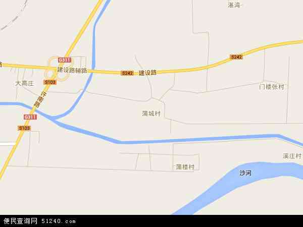 蒲城地图 - 蒲城电子地图 - 蒲城高清地图 - 2024年蒲城地图
