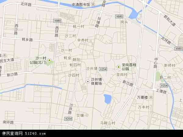沙井地图 - 沙井电子地图 - 沙井高清地图 - 2024年沙井地图