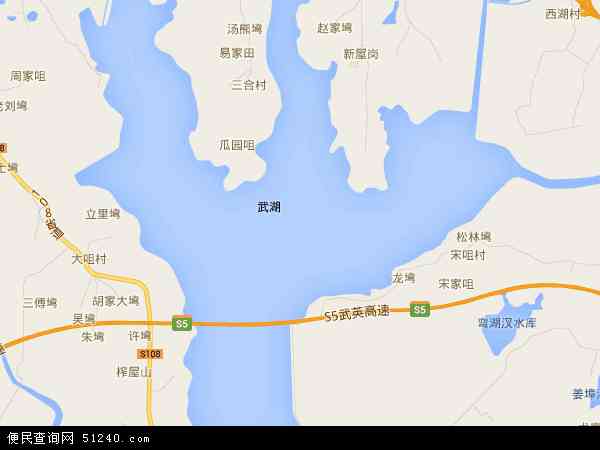 武湖地图 - 武湖电子地图 - 武湖高清地图 - 2024年武湖地图