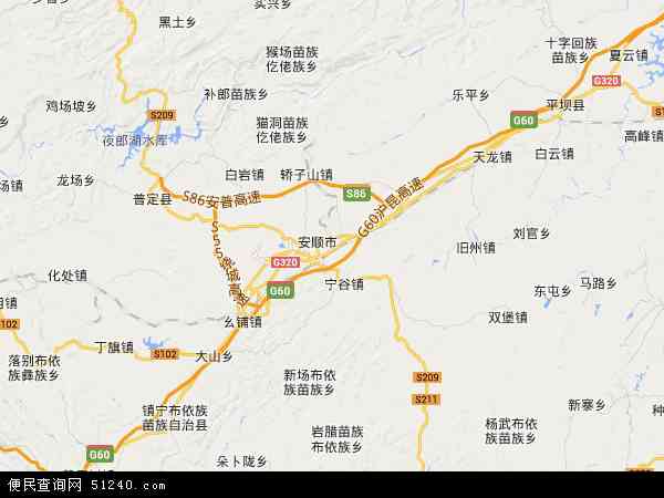  贵州省 安顺市 西秀区西秀区地图 本站收录有:2021西秀区