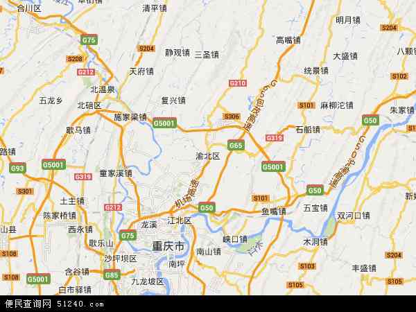 渝北区地图 - 渝北区电子地图 - 渝北区高清地图 - 2024年渝北区地图