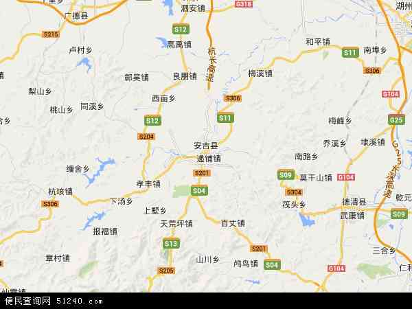 安吉县地图 - 安吉县电子地图 - 安吉县高清地图 - 2024年安吉县地图