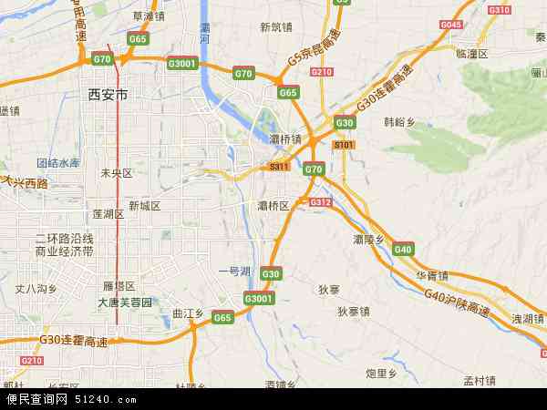灞桥区地图 - 灞桥区电子地图 - 灞桥区高清地图 - 2024年灞桥区地图