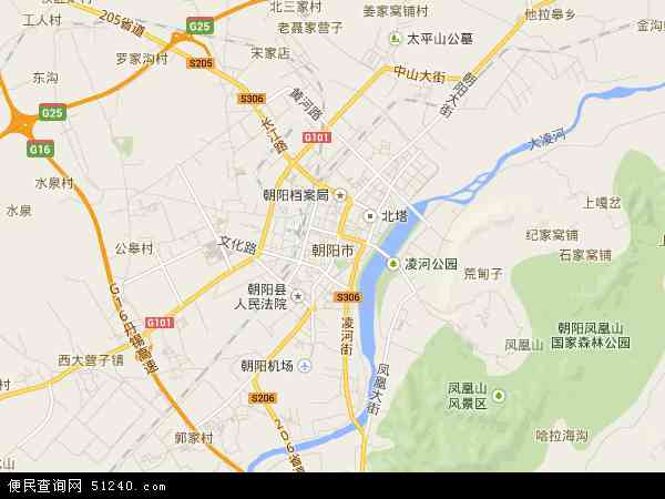 朝阳市地图 - 朝阳市电子地图 - 朝阳市高清地图 - 2024年朝阳市地图