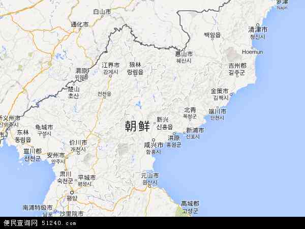朝鲜地图 - 朝鲜电子地图 - 朝鲜高清地图 - 2024年朝鲜地图