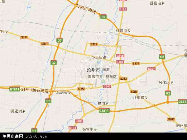 沧州市地图 - 沧州市电子地图 - 沧州市高清地图 - 2024年沧州市地图