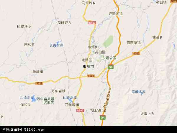 郴州市地图 - 郴州市电子地图 - 郴州市高清地图 - 2024年郴州市地图